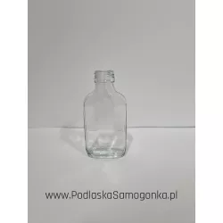 Piersiówka ( Płaska) 100ml z zakrętka 28x18
