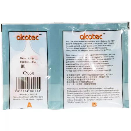 Alcotec Turbo Klar 24 – środek do klarowania nastawu 25 l