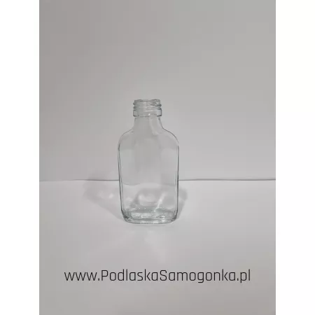 Piersiówka ( Płaska) 100ml z zakrętka 28x18