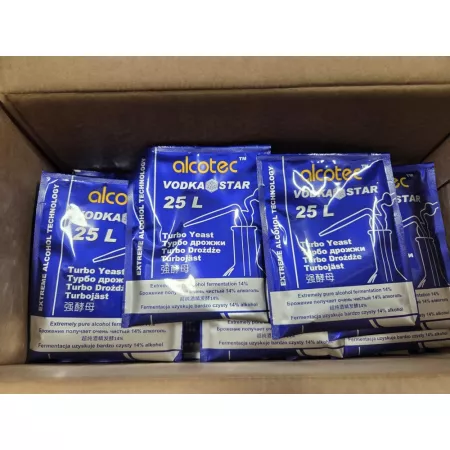 ALCOTEC VODKA STAR 50szt drożdże gorzelnicze