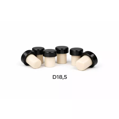 Korek grzybek D18,5 z plastikową główką