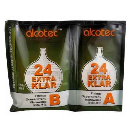Alcotec Turbo Klar 24 – środek do klarowania 50 l nastawu (135 g)